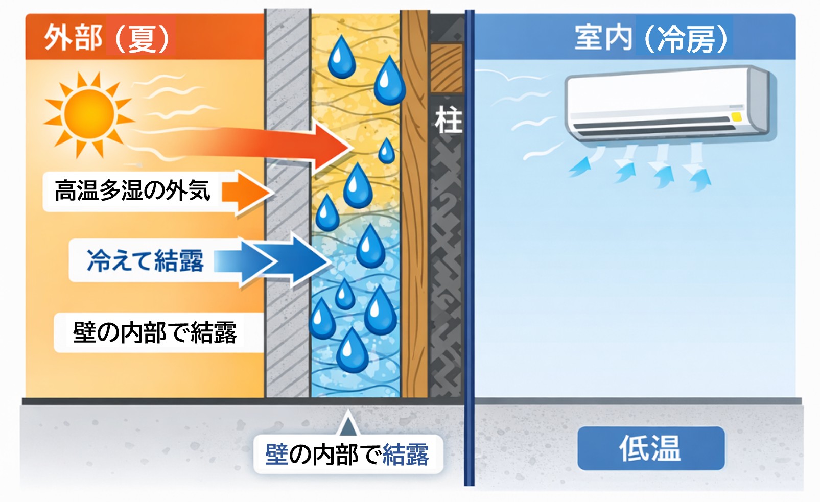夏型結露